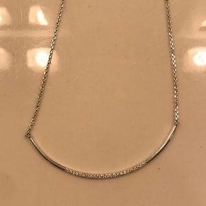 Stella and Dot silver necklace